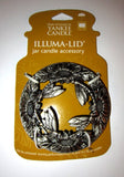 Yankee Candle New Illuma Lid Silver Metal Floral Engraved Jar Topper Sunflowers Sunflower