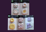 Paper Flower Blossoms White Yellow Green Daisy Blue Pansy or Hydrangea  NEW Hydrangea