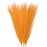 3-Pack Faux Pampas Grass 21.7 Inch for Home Decor/Wedding [Gold Yellow] Pampas Grass