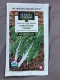 Seeds of Change Heirloom USDA Organic Fordhook Chard Garden Vegetable Seeds Garden Plants