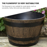 Easy to Maneuver and Arrange your Plants with this Garden Whiskey Bucket Garden Plants