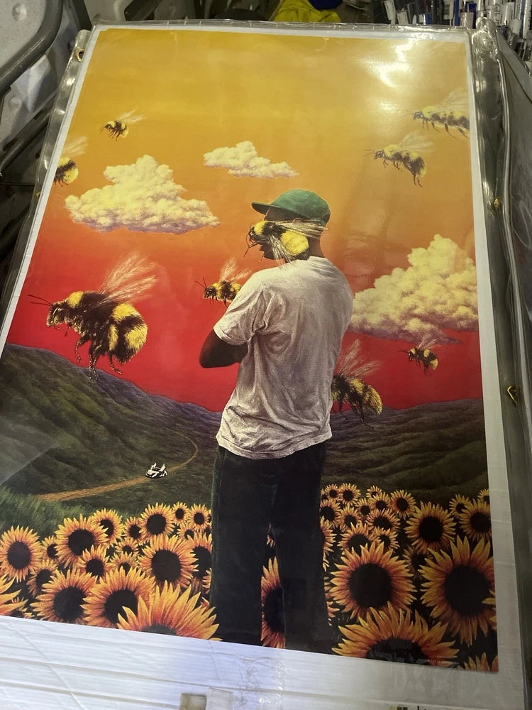Tyler the Creator ÒFlower BoyÓ Poster 24x36 Dreamscape Bees Sunflowers Free Ship Sunflower
