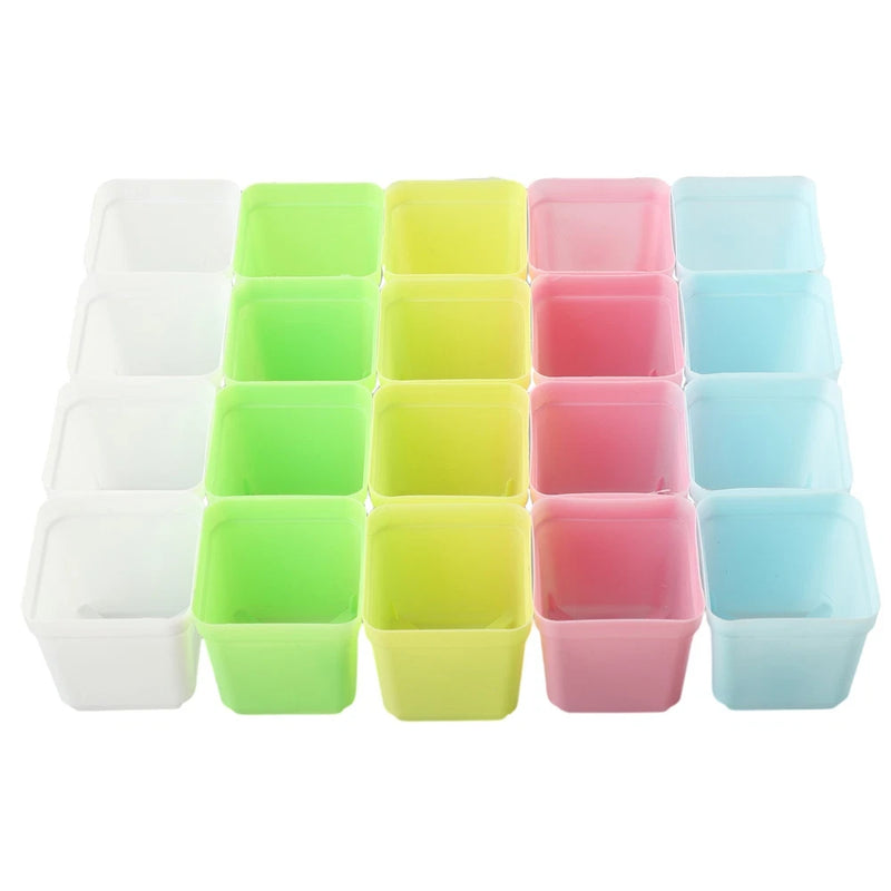 20pcs/set Blumentopf Flower Pot Farbmischung Garden Decor Gartendekoration Hot Garden Plants