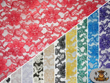 Lace Floral Rachelle Fabrics / 60" Wide / Sold by the yard Flowering Plants