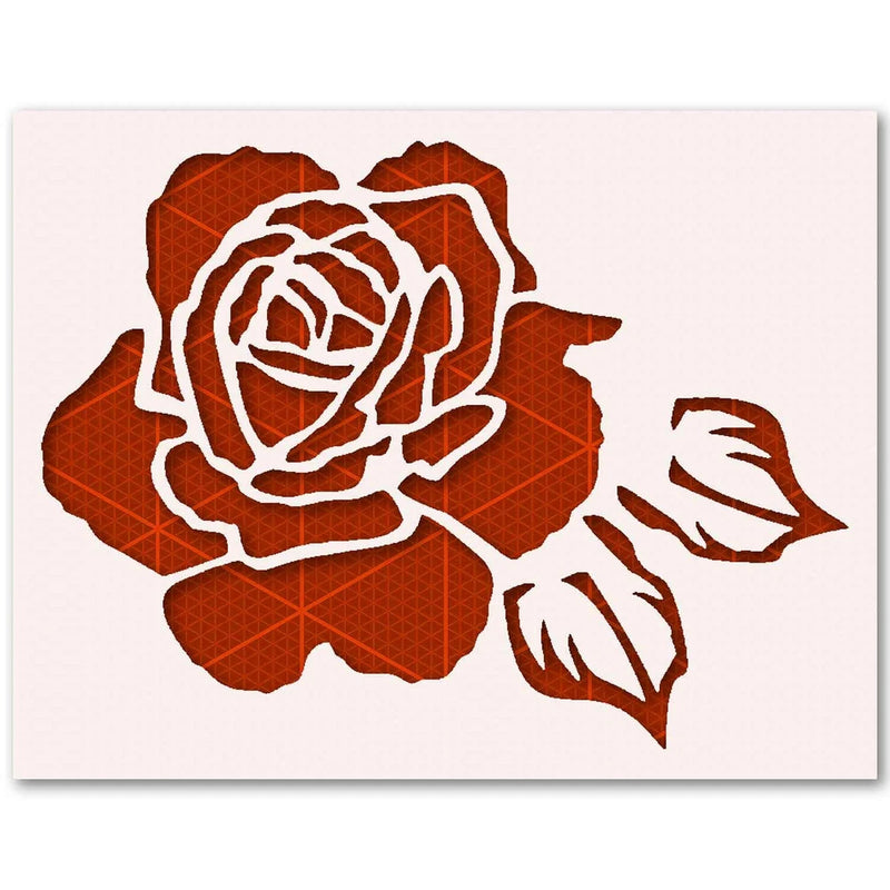 Rose Flower Stencil Reusable 10 Mil Mylar Floral Wall Art Decor Sunflower Sunflower