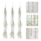 6 Pcs Artificial Vine Decoration Decorative Fake Moss Wall Panels Green Plant