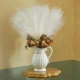 White Pampas Grass Decor, 17.7 Inch 6pcs Boho Decor, Faux Pampas Grass Living... Pampas Grass