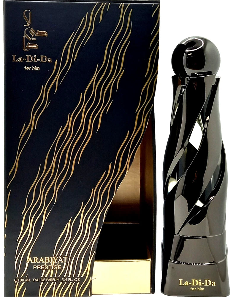 ARABIYAT PRESTIGE La-Di-Da  FOR HIM EAU DE PARFUM SPRAY FOR MEN 3.4 Oz / 100 ml EDP