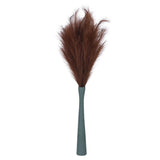 6PCS Faux Pampas Grass Tall, 43"/109cm Artificial Fluffy Grass Stems, Taupe Pampas Grass