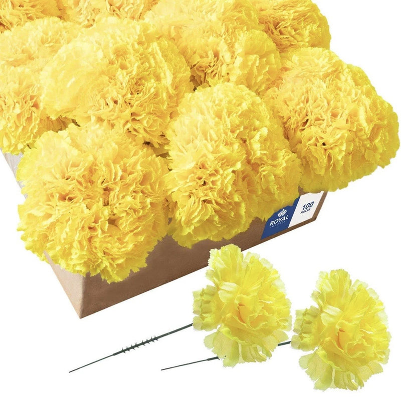 Royal Imports Artificial Carnations, Silk Faux Flowers, for Funeral Arrangeme... Carnation