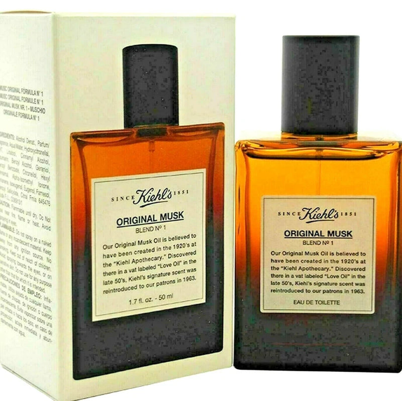 KIEHL'S ORIGINAL MUSK BLEND No.1 Spray EDT  1.7 Oz / 50 ml New in Box EDT
