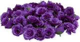 Bright Creations 75 Pack Purple Flowers for Crafts 2 Inch Stemless Silk Cloth Ro Sunflower
