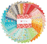 Farmer's Daughter Riley Blake 5" Stacker 42 100% Cotton Precut Quilt Squares Flowering Plants