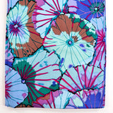 Lotus Leaf G29 Kaffe Fassett Blue Purple Multi BTHY Half Yard Quilting Cotton Flowering Plants