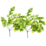 2 Pcs Faux Hanging Plants Indoor Artificial Jungle Monstera Decor Green Plant