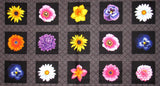Flower Daisy Daffodil Cotton Fabric Benartex Bloom With A View 24"X44" Panel Flowering Plants