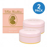 White Shoulders by Evyan 2.6 oz Bath Powder for Women 2 Pack New Bouquet