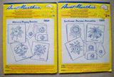 Hibiscus Poppy Daisy Sunflower Pansies flower Aunt Martha's embroidery transfers Sunflower