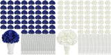 104 PCS Hydrangea Flower Heads with Stems - Perfect for Home Decor Hydrangea