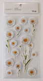 White Daisies Daisy Flowers Scrapbooking Stickers by Recollections Daisies