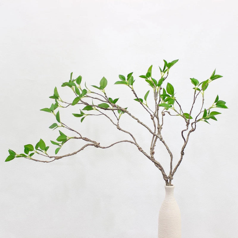 2pcs 30" Bendable Artificial Greenery Stems Faux Plants Indoor for Vase Fille... Green Plant
