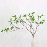 2pcs 30" Bendable Artificial Greenery Stems Faux Plants Indoor for Vase Fille... Green Plant
