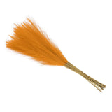 Faux Pampas Grass Fake Pampas Grass Decor, 21"/55cm / Yellow / 20 Pcs Pampas Grass