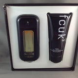 FCUK 3 for men 100ml 3.4oz with shampoo 200ml Set EDT