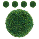 5 Pcs Artificial Topiary Fake Greenery Decorative for Backyard Decor Green Plant