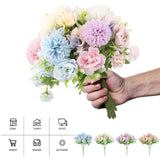 1/2PCS Artificial 7 Heads Hydrangea Flowers Silk Bouquet Party Wedding Decor US Hydrangea