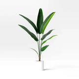 Artificial Bird of Paradise Plant 5 Ft Tall Fake Banana Leaf Plant for Indoor... Green Plant
