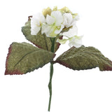 Bulk Package of 24 White Artificial Hydrangea 9" Floral Picks Hydrangea