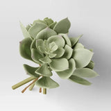 Threshold Faux Stems Echeveria 3 pc Green Plant