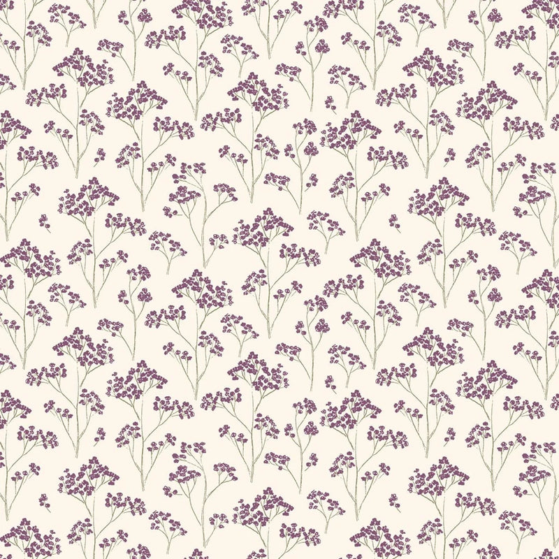 Dawn Melody Hydrangea sprouts y4239-2 Light Cream BTHY Fabric Clothworks Hydrangea