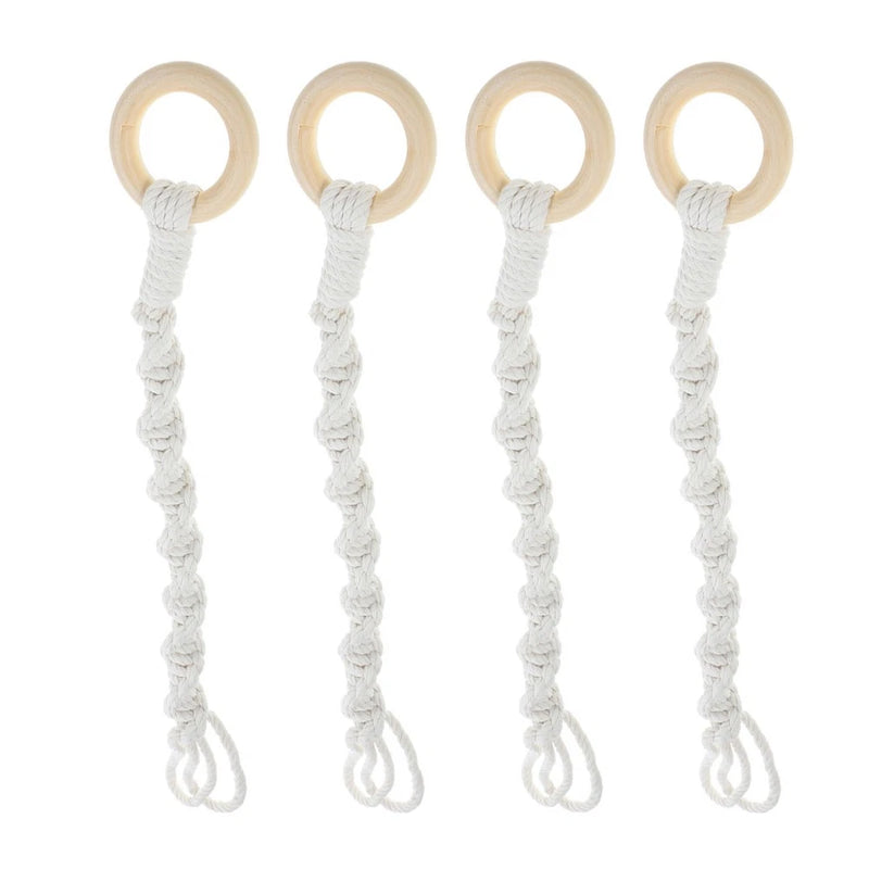 4 Pcs Macrame Plant Holder Flower Pot Hanger Garden Hanging Planter Garden Plants