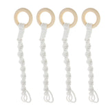 4 Pcs Macrame Plant Holder Flower Pot Hanger Garden Hanging Planter Garden Plants