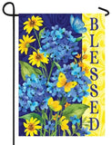 12.5 x 18 Blessed Hydrangea Garden Flag Hydrangea