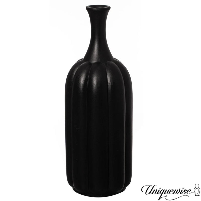 Uniquewise 35" Tall Fiberglass Floor Vase Modern Flower Holder for Pampas Grass Pampas Grass