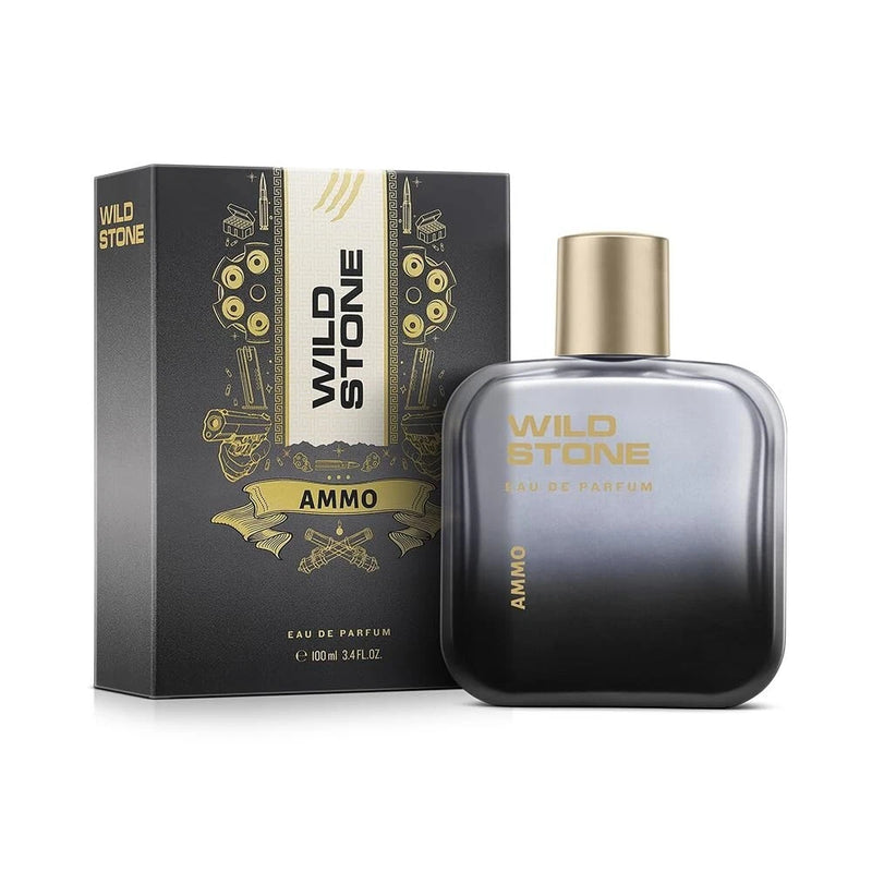 Wild Stone Ammo Eau De Parfum for Men,100ml Spicy and Woody Long Lasting Perfume EDP