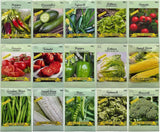 15 Pack Vegetable Garden Seeds - Deluxe Heirloom Variety Pack, Non-Gmo, Perfect Garden Plants