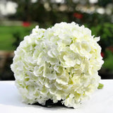 Artificial Hydrangea Flower Bouquets Silk Flower Stems Arrangement (Set of 3) Hydrangea