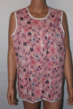 NEW Ð EASY ESSENTIALS SNAP SMOCK COBBLER APRON PINK FLORAL M XL 1X 2X 3X 4X Roses