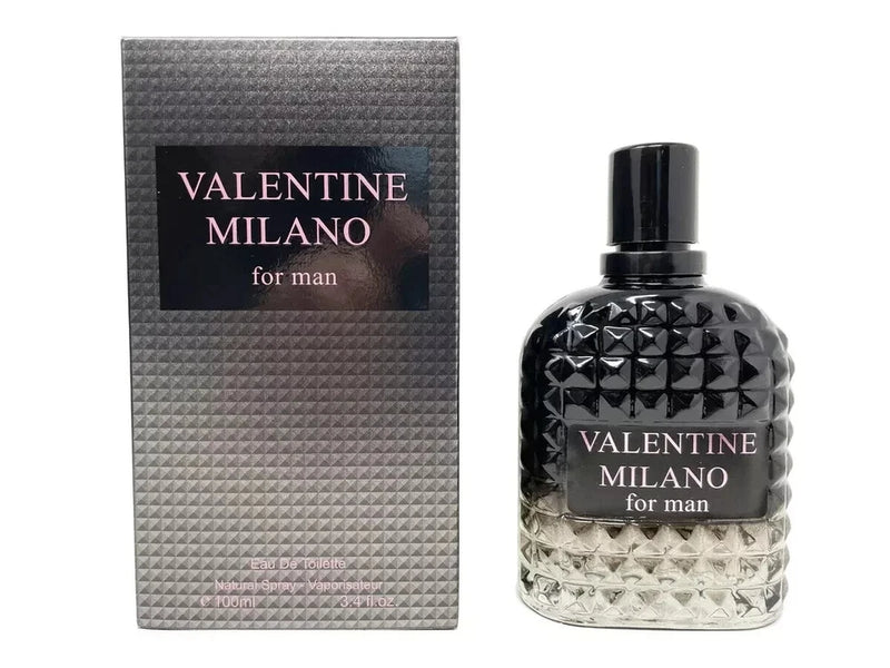 Perfume for Men- Valentine Milano Cologne EDT 3.4 Fl. Oz EDT