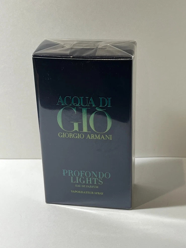 Giorgio Armani Acqua di Gio Profondo Lights 2.5oz Men's Eau de Parfum NIB Sealed EDP