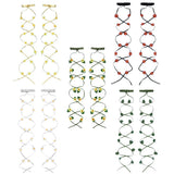 1Pair Women Leg Wraps Leaf Vine Flower Cross-Tied Leg Strap Festival Party Socks Sunflower