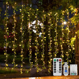 Ivy for Bedroom_ 12 Total 240 LED Curtain String Lights_ Fake Plant Rattan Ha... Green Plant