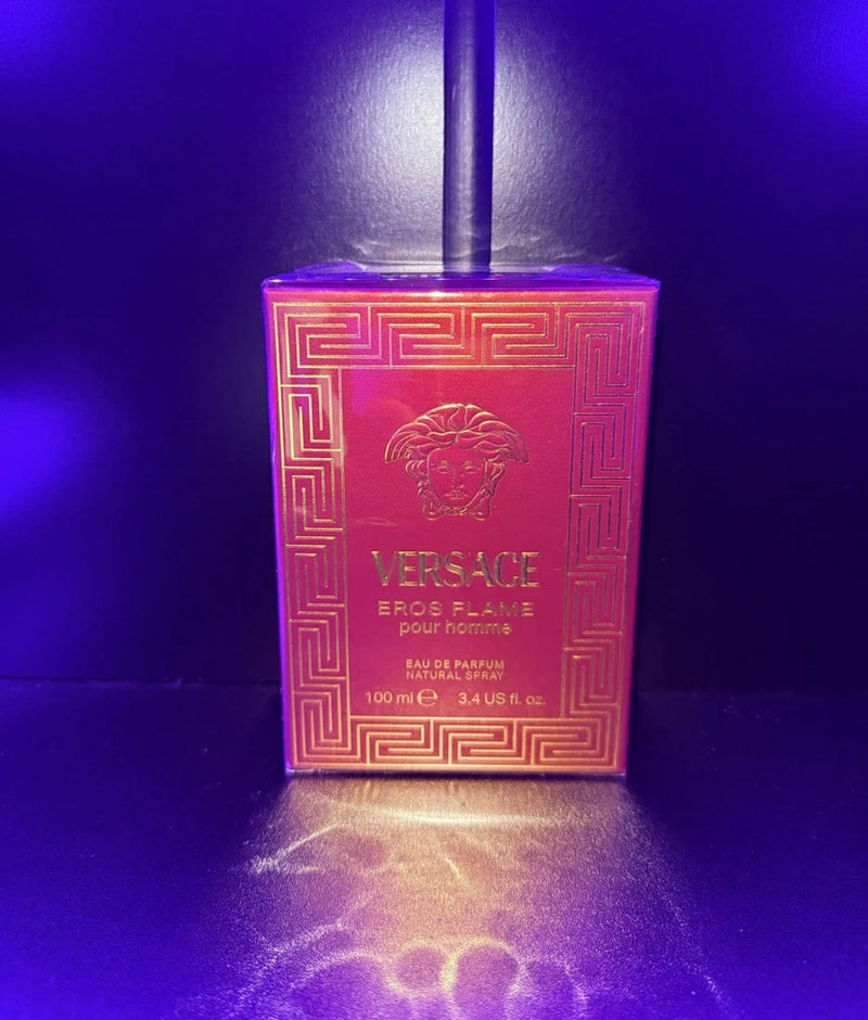 Versace Eros Flame Cologne Men Eau de Parfum Spray, 3.4 oz (100ml) New EDP