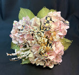Mackenzie Childs COURTLY COTTAGE HYDRANGEA BOUQUET Ð Faux Florals, 14Ó Tall (KMT Hydrangea