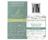 Crabtree & Evelyn PEAR & PINK MAGNOLIA Eau de Toilette Perfume Spray 3.4 oz NEW EDT