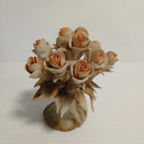 Capodimonte Porcelain Rose Bouquet Roses